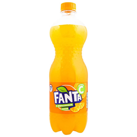 Напій Fanta сильногазований з апельсиновим соком 0,75л