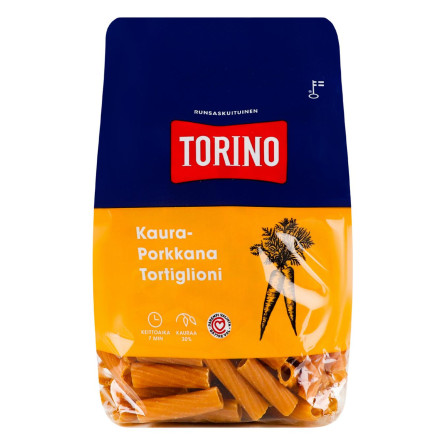 Макаронные изделия Torino овсяно-морковные 400г slide 1