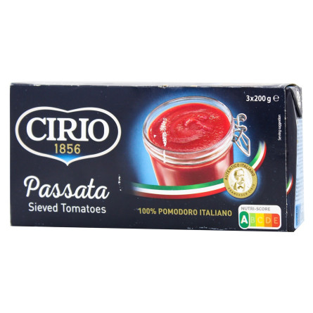 Пюре Cirio Пассата томатное 3х200г