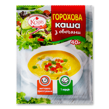 Каша Козуб продукт горохова з овочами slide 1