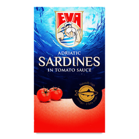 Сардини EVA в томатному соусі slide 1