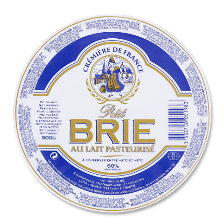 Сир Cremiere de France Laita «Брі» 60% з коров'ячого молока