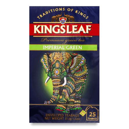 Чай зеленый Kingsleaf Imperial Green, конверт slide 1