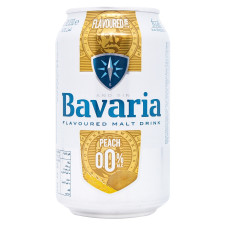Пиво Bavaria Peach светлое безалкогольное 0,33л mini slide 1
