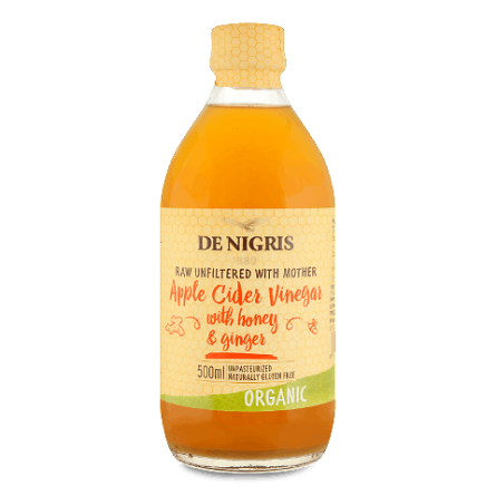 Оцет De Nigris яблучний з медом і імбиром органічний slide 1