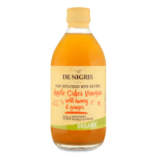 Оцет De Nigris яблучний з медом і імбиром органічний mini slide 1