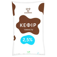 Кефір Вільнянка Ніжність 2,5% 910г mini slide 1