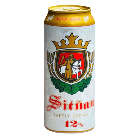 Пиво Sitnan світле 5% 0,5л slide 1