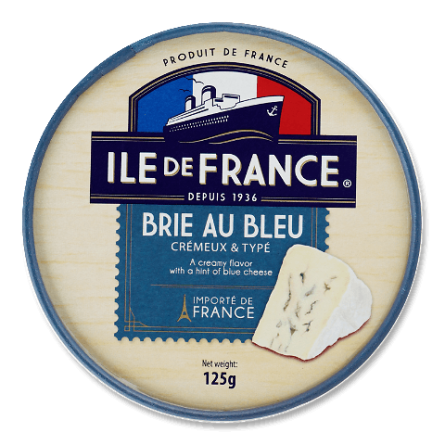 Сир Ile de France «Брі» з блакитною пліснявою 50%