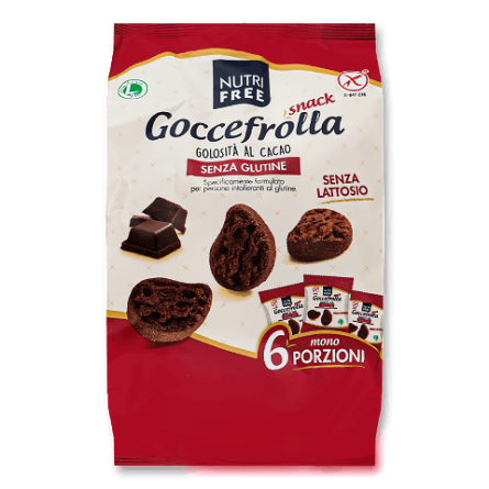 Печиво Nutri Free Goccefrolla з шоколадною крихтою slide 1