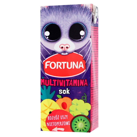 Сік Fortuna мультивітамін без цукру 200мл