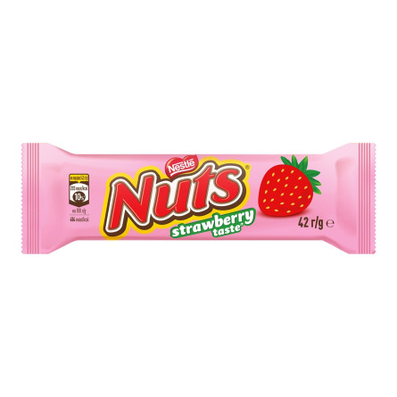 Батончик NESTLÉ® NUTS® Strawberry Taste 42г