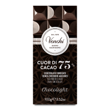 Шоколад чорний Venchi 75% без цукру mini slide 1