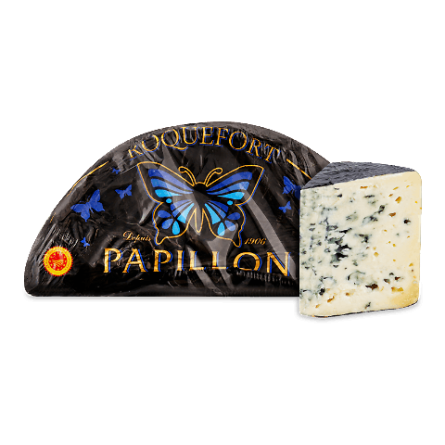 Сир Papillon Fromageriesn «Рокфор Блек» АОP 52% з овечого молока slide 1