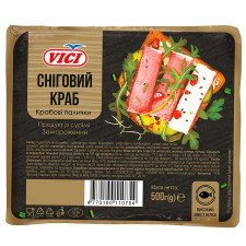 Палочки крабовые Vici Снежный краб 500г mini slide 1