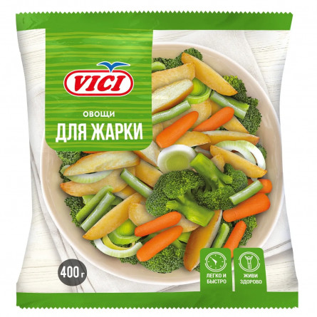 Овощи Vici для жарки быстрозамороженные 400г slide 1