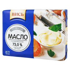 Масло Вись Селянське солодковершкове 73% 180г mini slide 1