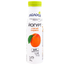 Йогурт Молокія Абрикос 1,4% 250г mini slide 1