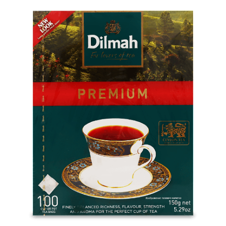 Чай Dilmah Преміум без ярлику