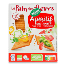 Хлібці Le Pain des Fleurs органічні з паприкою-томатом mini slide 1