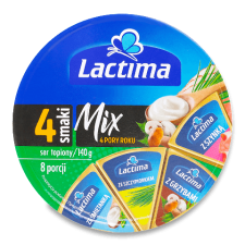 Сир плавлений Lactima «Чотири пори року» мікс 40% mini slide 1