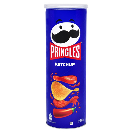 Чипсы Pringles картофельные кетчуп 165г