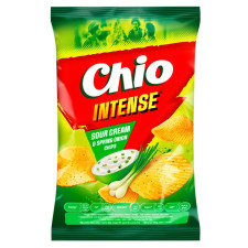 Чіпси картопляні хвилясті сметана-цибуля Chio 55г mini slide 1