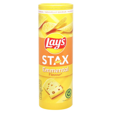 Чіпси картопляні stax сир Lay`s 170г slide 1