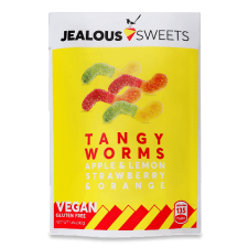 Цукерки Jealous Sweets Tangy Worms желейні mini slide 1