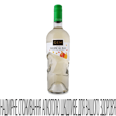 Напій винний Gem Tropical Bay білий напівсолодкий