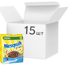 Упаковка готовых сухих завтраков NESTLE NESQUIK Alphabet 460 г х 15 шт mini slide 1