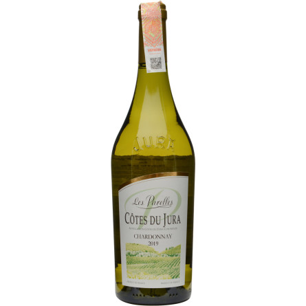 Вино &quot;Les Parcelles Chardonnay&quot; Côtes du Jura white біле сухе 0.75 л 13.5%