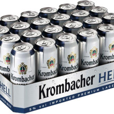 Упаковка пива Krombacher Hell светлое фильтрованное 5% 0.5 л x 24 шт mini slide 1
