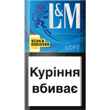 Блок сигарет L&M Loft Blue x 10 пачок mini slide 1