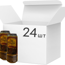 Упаковка пива Old Prague Bohemian Dark Lager темне фільтроване 4.4% 0.5 л x 24 шт. mini slide 1