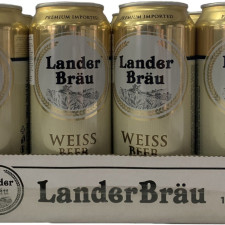 Упаковка пива Landerbrau Weissbier светлое нефильтрованное 4.7% 0.5 л х 12 шт mini slide 1