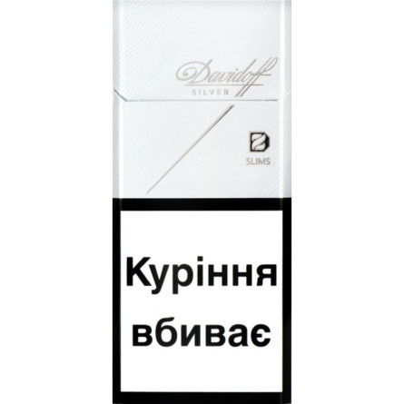 Блок цигарок Davidoff Silver Slims х 10 пачок slide 1