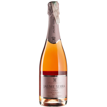 Вино игристое Cava Jaume Serra Brut Rosado розовое брют 0.75 л 11.5%