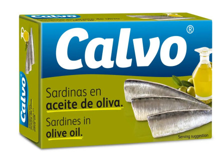 Сардини Calvo в оливковій олії 120 г