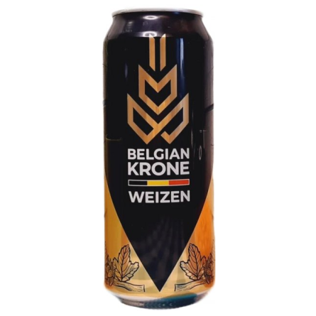 Упаковка пива Brouwerij Martens NV Belgian Krone Weizen светлое нефильтрованное 5% 0.5 л х 24 шт