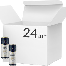 Упаковка пива Gubernija Extra Lager світле фільтроване 5.2% 0.568 л x 24 шт mini slide 1