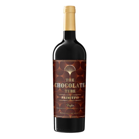 Вино Mare Magnum Primitivo Chocolate Tube Organic червоне сухе 0.75 л 14% slide 1