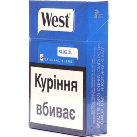 Блок сигарет West Blue х 8 пачек slide 1