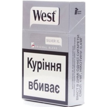 Блок сигарет West Silver х 8 пачек slide 1