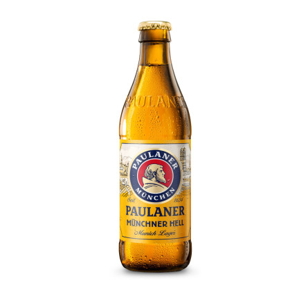 Упаковка пива Paulaner Original світле фільтроване 4.9% 0.5 л x 20 шт