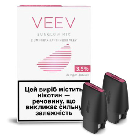 Картридж для POD систем VEEV Sunglow Mix 39 мг 1.5 мл 2 шт