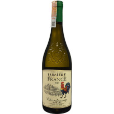 Вино Lumier de France Chardonnay біле сухе 0.75 л 13% mini slide 1