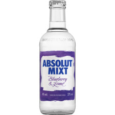 Напиток слабоалкогольный газированный Absolut Mixt Blueberry Lime 0.275 л 4% mini slide 1