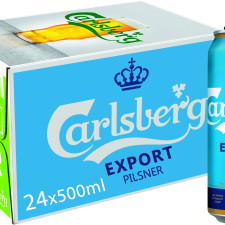 Упаковка пива Carlsberg Експорт світле фільтроване 5.4% 0.5 л х 24 шт mini slide 1