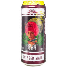 Пиво Volfas Engelman Raspberry Porter світле фільтроване 7,5% 0,5л mini slide 1